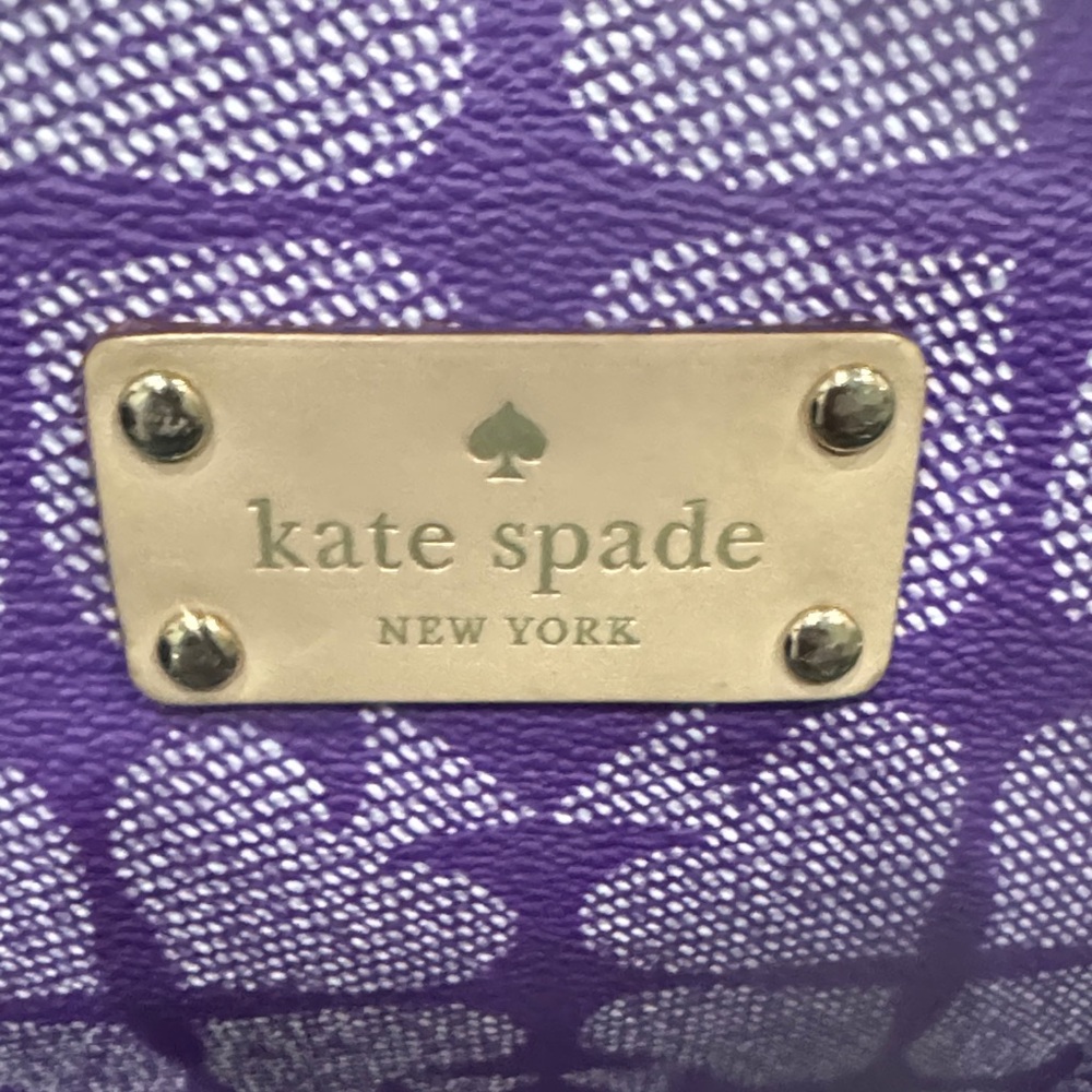 Kate Spade Lavender and Beige Satchel - Picture 2 of 3